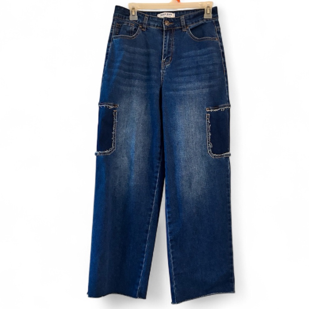Wax Jean Dark Blue Flare Jeans